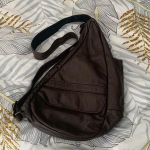 Ameribag. Brown in color. 17 inches long by 10 inches wide.